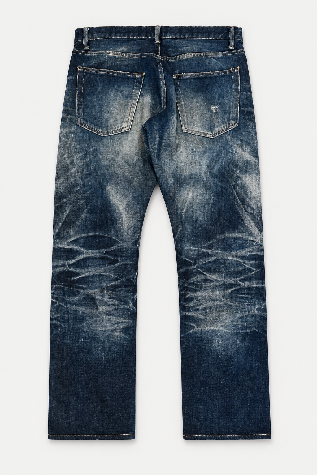 Worn indigo — Back